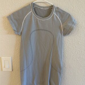 Lululemon Striped Short Sleeve Dress